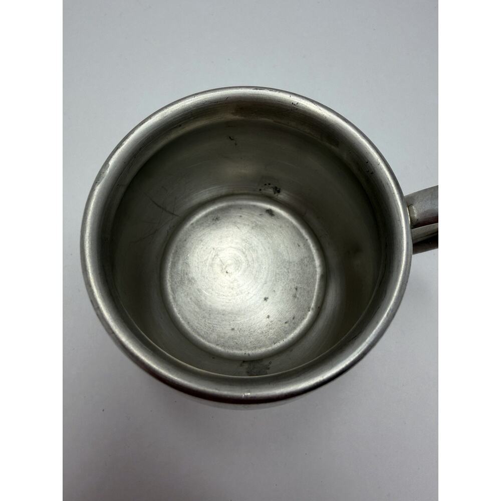 Lenox Vintage Pewter Bulged Baby Cup with Handle - Picture 3 of 9
